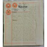 This Indenture-15th May 1899, Between J.E.Lewin Esq. to J.W.Hawkins - for Assignment of Stanley Road