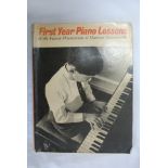 Books-(3) Booklets on how to play piano, and (2) on the organ sheet, Music and Lyrics, in very
