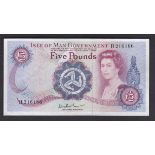 Isle of Man 1972 Five Pounds, Pauls, P30b, EF