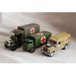 Military Ambulances (3) Corgi, Dinky etc.