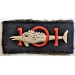 Commando Interest, a 101 Sword fish arm badge.