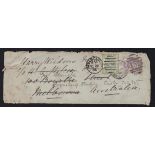 Australia 1881-Re-directed via Brighton to Melbourne re-directed to Evstion New South Wales and