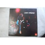 Cream'Live'-Polydor, stereo 1970, 2383-016, in good order with polythene cover.