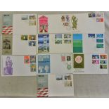 Great Britain (10) First Day Covers including: 1971 Literary Annis, Bridges, Ulster.