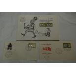 Chess 1972-Spacsky-fischer World chess championship Iceland-Official first day covers(2) and