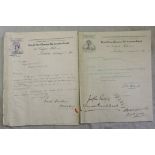 Insurance - 1901 British Natural Premium Life Insurance Association Limited. 1901 letter-headed