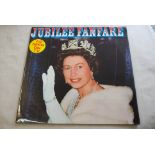 JUBILEE FANFARE (Double LP) Readers Digest production. Side A : Salute to Her Majesty, Side B: