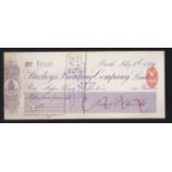 Stuckey's Banking Company Ltd, Bath. Used Bearer RO 14/2/93 Violet on White. Printer Barclay &