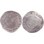 Charles I (1625-49) Third Coinage (1619-25) Shilling, Sixth bust, mm. Spur Rowel, round full flan