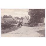 South Pool Village - street and bridge view used 1917 Salcombe Devon