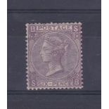 Great Britain - 1865/7 6d deep lilac SG 96 Mint. Cat £1500++. Scarce