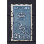 Denmark 1929 Danish Cancer Research Fund SG 254 fine used