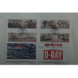 Great Britain 2004 (6th April) D-Day Isle of Man First Day Cover. Illustration by Brian Saunders,