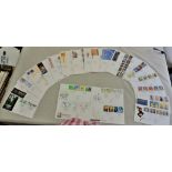 Great Britain 1990/91/92 (23) First Day Covers, typed addresses.