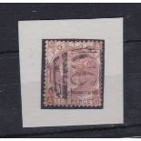 Great Britain (used abroad San Juan) 1867 10d red-brown, very fine used 'C61' San Juan (Porto