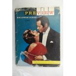Book-'Preview', Hollywood-London' 1960, Hardback with cover, Stars and film, with illustrations,