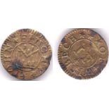 Token Wisbech Farthing token 'John Finch' Grocers Arms rev: 'Of Wisbech' good fine.