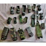 Military Trucks Dinky, Solido, Matchbox Scammel, some U.S.A., various Freighters, Transporters