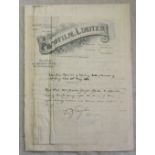 Photofilm Limited - 1906 Letter-headed mins and Resolutions to Lloyds Bank (3).