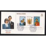 Belsize 1981-16th July Royal wedding min sheet FDC u/a