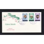 Calicos Islands 1981-29th October Royal Wedding FDC Local overprint u/a