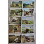 Railway Festiniog Railway-tem colour cards(Railway Company) unused