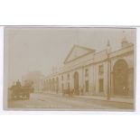 Royal Veterinary College-Great College Street, Fine old R.P Horse drawn carriages and early autobus,