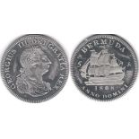 Burmuda 1808 George III 5S - a quality retro piece in silvered proof - tall ship rev.