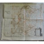 Antique Map (c1760) A new and correct chart of Europe by Thomas Jeffery's. Geographer to his Royal