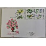 Great Britain 1967 (24 April) Flowers normal FDI on Philart cover