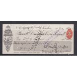 Prescott Dimsdale,Cave,Tugwell & Co Ltd-50 Cornhill - used order RO 9.2.98 Black on white, grey