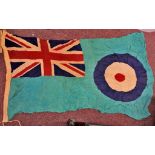 RAF WWII-Station flag, faintly still dated 'AM1940'