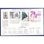 India 1973 ‘INDEPEX 73’ Stamp ex set on FDC and another used set on INDEPEX sheet