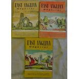 East Anglia-Three copies of the East Anglican magazine for May, June and October 1954,Illustrated