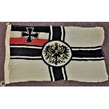 Imperial German War Flag, stamped on edge.