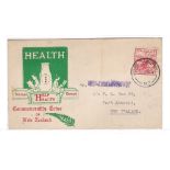 New Zealand - 1938 (1st Oct) Commemorative Cover p/a heath stamp.