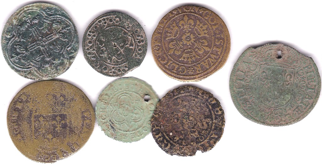 Jettons (7) Includes: Nuremburg, Hans, Kra WWI Nickel etc, NF to NVF - Image 2 of 3