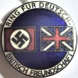 German WWII-pro British friendship badge pre WW2.