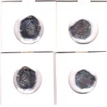Brazil 1650-1700 early Countermarked coinage, scarce and 1641 dated Countermarked coinage, rev '