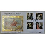 Great Britain 1992 Lord Tennyson Centenary of The charge of The Light Brigade h/s, on Benham Gold