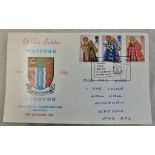 Great Britain 1972 Christmas Set on Watford Jubilee First Day Card, Watford h/s, a/w, scarce