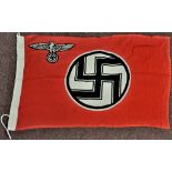 German WWII Battle Flag, no marks on the lanyard and in clean condition. See T&C's