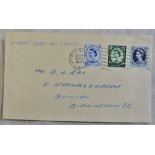 Great Britain 1953 11/02 4d/1/3d/1/6d F.D.I. Cover SG 521, 530/1 2/11/1953