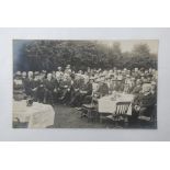 Berkshire/Sunningdale 1922 Free church Council Assembled in the Garden. Imposing group