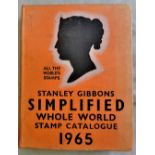 Stanley Gibbons-Simplified Whole World Stamp Catalogue 1965-1295pp, cloth, very good condition