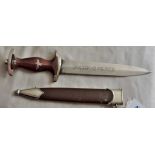 German WWII SA Dagger, makers mark: 'RZM' M7/85. See T&C's