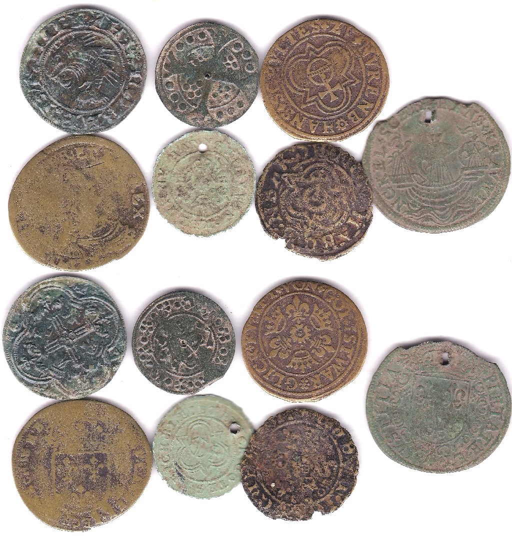 Jettons (7) Includes: Nuremburg, Hans, Kra WWI Nickel etc, NF to NVF