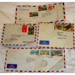 Airmails - Of Airmail Env's to Esso, London From Esso, Ethiopia, Burundi, Tchad, Cono, Afors and