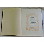 German 1930's 'FR. Chopin Nocturnes' music sheet book. Universal-Edition Aktiengesellschaft, Wein-