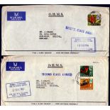 Rhodesia 1965/6 O.H.M.S. Airmail Env's Government Information Service, Causeway, Salisbury to